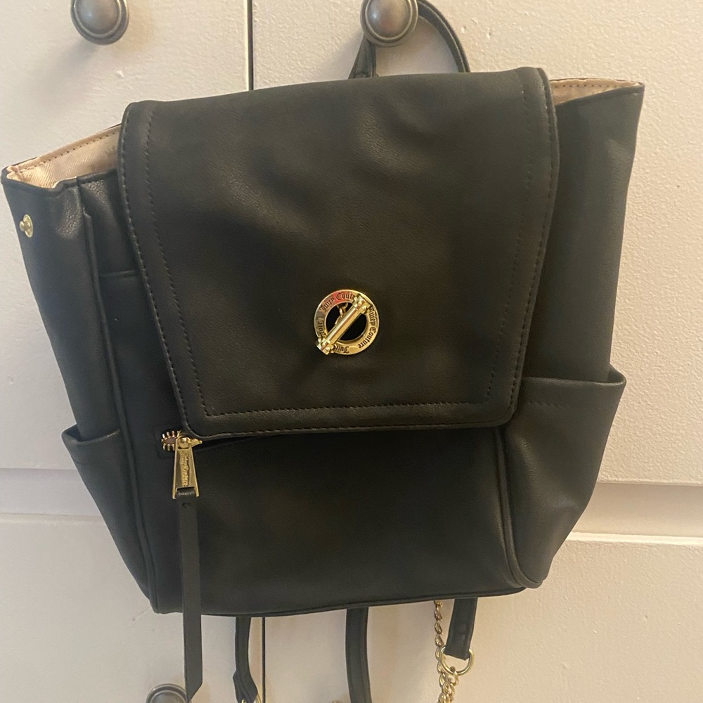 Black Juicy couture small backpack